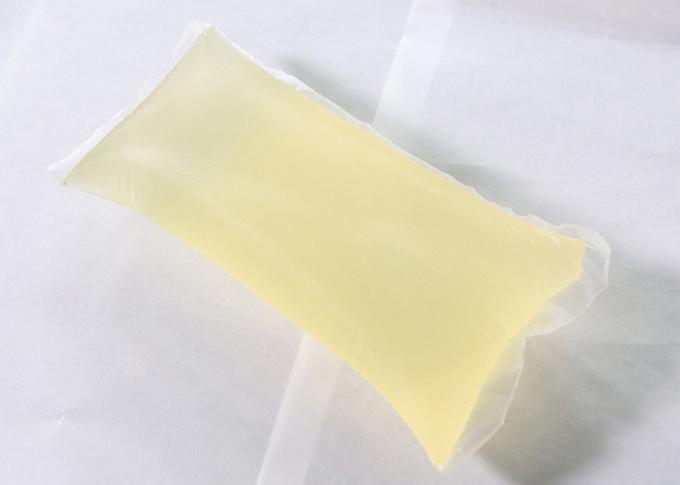 Le caoutchouc transparent blanc de l'eau a basé l'adhésif chaud de colle de fonte pour des couches-culottes de bébé 0