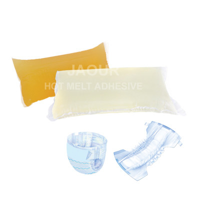 Adhésif transparent jaune à fusion à chaud pour les fabricants