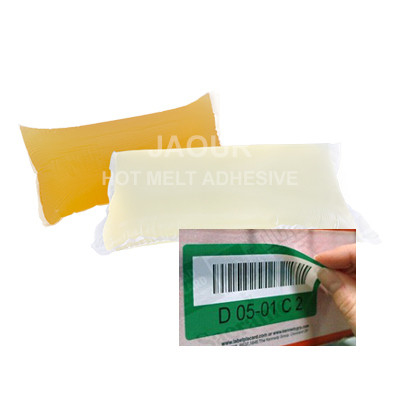Adhésif sensible à la pression de fonte chaude pour des labels de /express de labels de /self de labels de messager avec couleur de couleur/blanche jaune